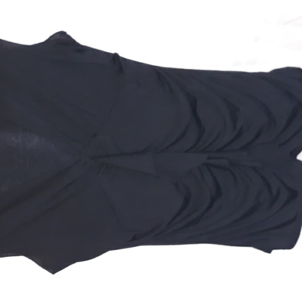 Black Stretchy low cut tank